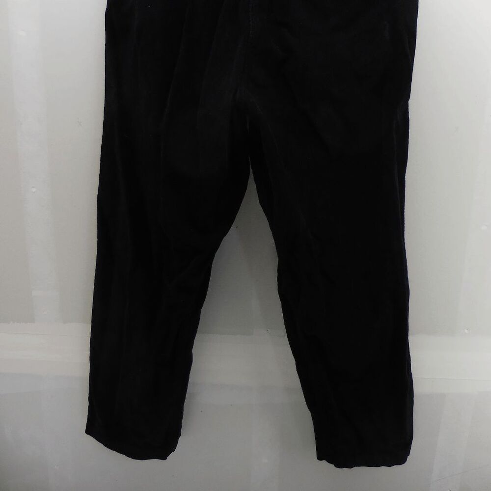 The North Face Pants Womens Medium Black Corduroy Easy Wide Leg Belted EUC - Picture 6 of 12